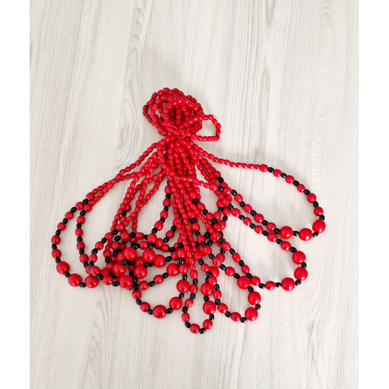 Комплект намистана шию з дерева