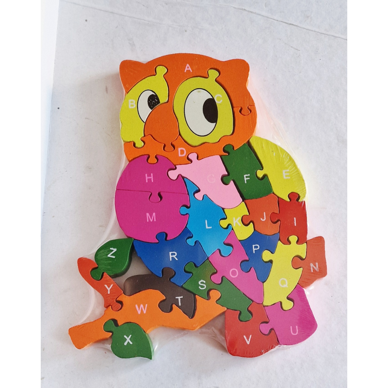 Дерев“яний пазл Сова