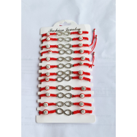 Брослет червона нитка з наком БЕЗКІНЕЧНІСТЬ