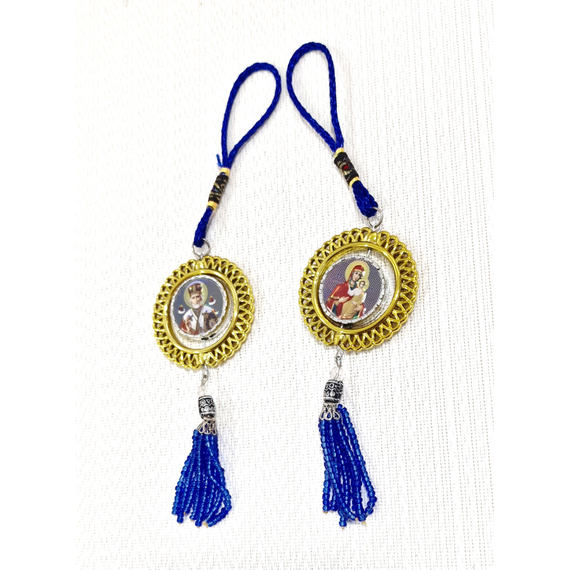 Підвіска оберіг в автомобіль з бісером