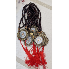 Підвіска в автомобіль, чотки з дерева