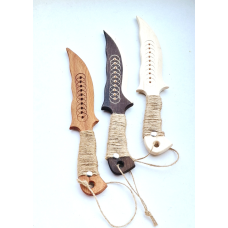 Дерев'яний сувенірний ніж ручної роботи 28×4.5см