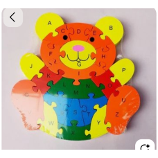 Пазл дерев“яний з англійським алфавітом