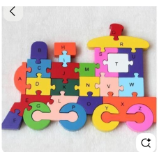 Пазли з дерева  Паравозик