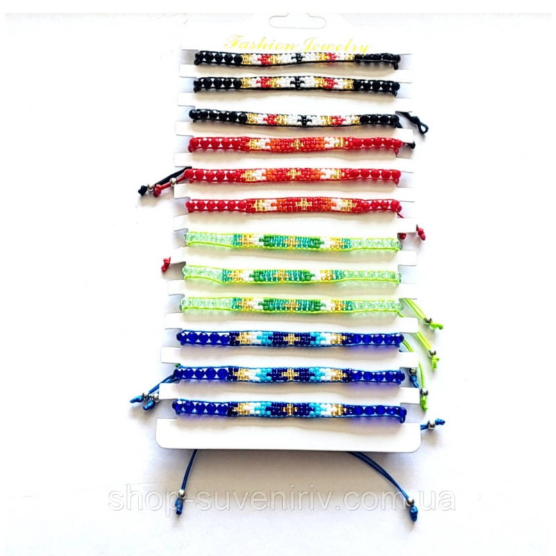 Брослет на руку плетений з бісеру Брослет на руку плетений з бісеру