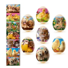 Термо наклейки на яйця великодні (3.50 від 100шт)