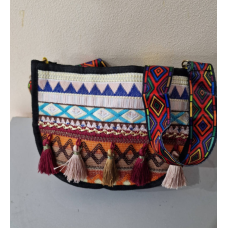 Різно кольорова жіноча сумка на плече