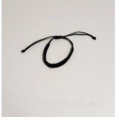 Брослет на руку плетений чорного кольору