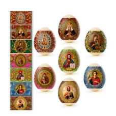 Прикраси на великлдні яйця,наклейки