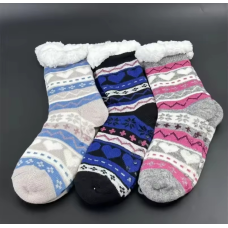 Шкарпетки жіноч флісові з силіконовими стоперами