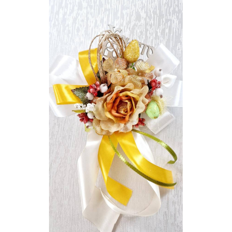 Прикраси на великодній кошик,пасхальний букетик Прикраси на великодній кошик,пасхальний букетик