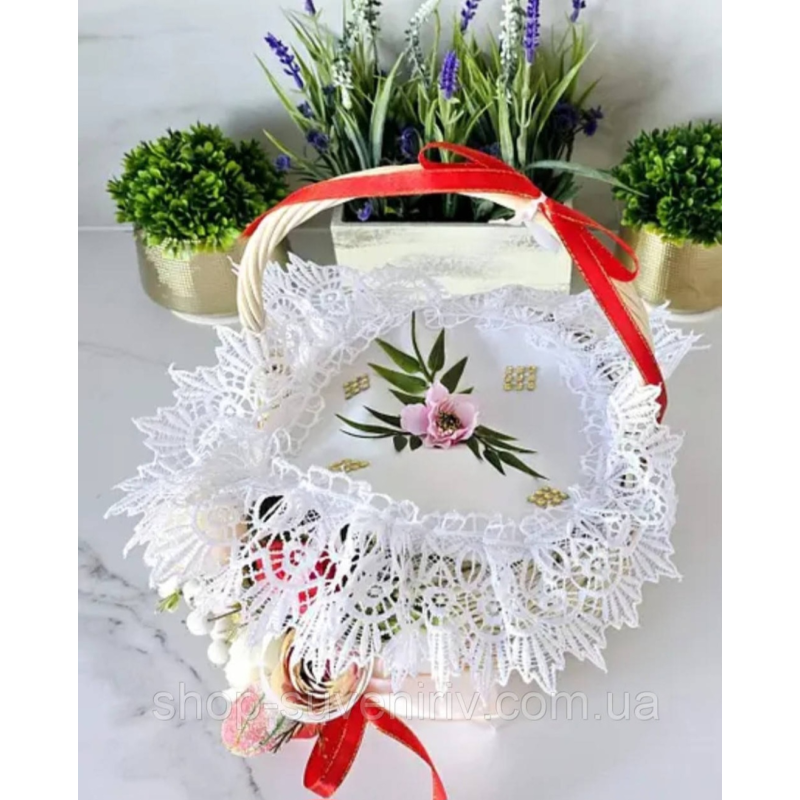 Серветка пасхальна на дитячий кошик Серветка пасхальна на дитячий кошик