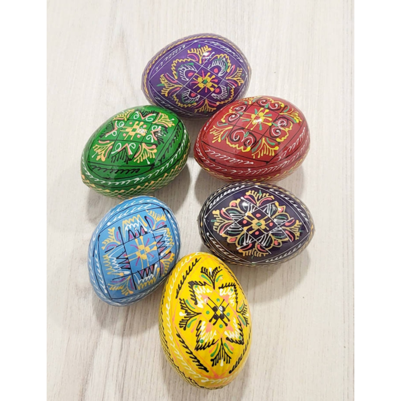 Розписні крашанки, дерев“яні великодні яйця, писанки Розписні крашанки, дерев“яні великодні яйця, писанки