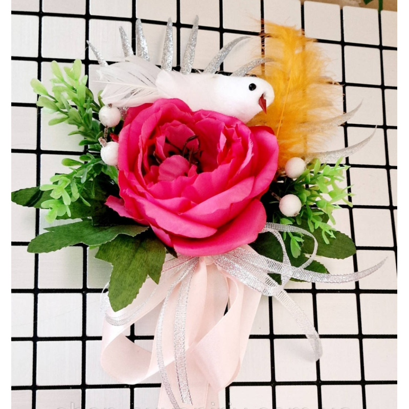 Великодній букетик на кошик, прикраси ручної роботи