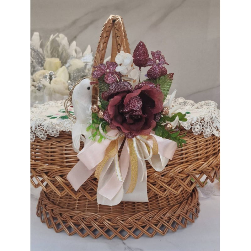 Прикраса на кошик великодній букети Прикраса на кошик великодній букети