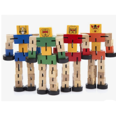 Іграшка робот з дерева трансформер 14.5см