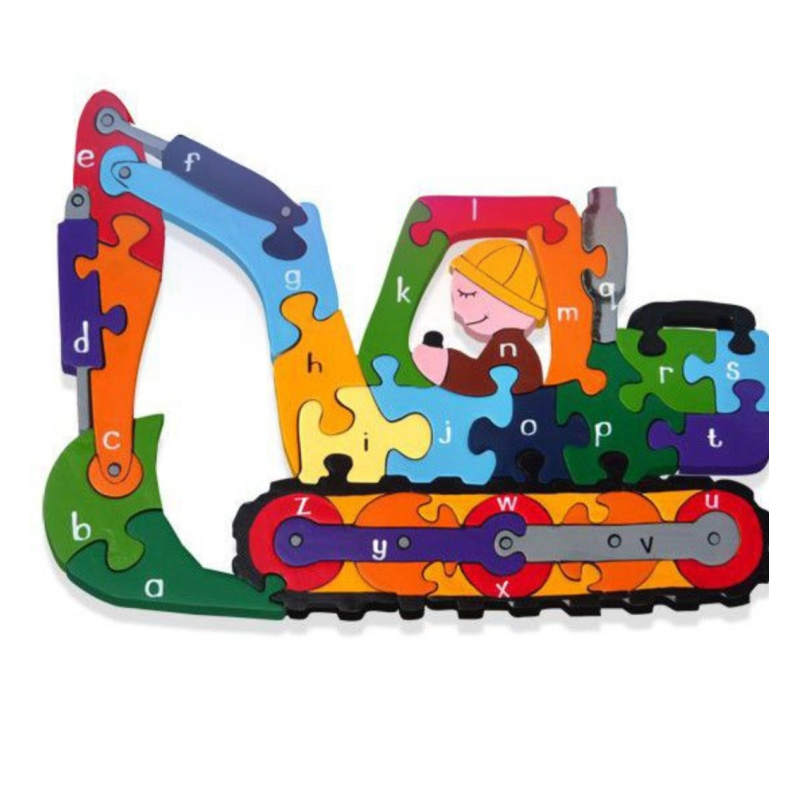 Пазл з англійським алфавітом і цифрами Пазл з англійським алфавітом і цифрами