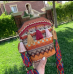 Жіночка сумка на плече з принтом