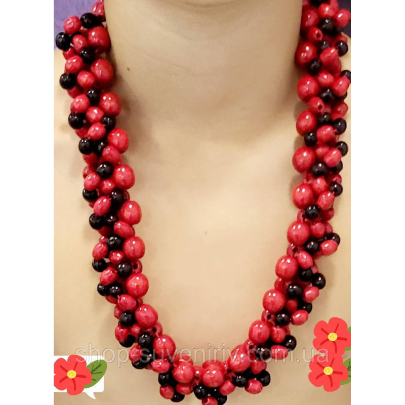 Намисто з натурального дерева